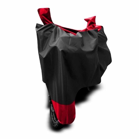 KEDIT New Yamaha Aerox 155 Water Resistant - UV Protection & Dust Proof Full Bike - Scooty Two Wheeler Body Cover for Yamaha Aerox 155 Red Patta KKB-536