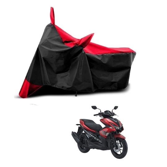 KEDIT New Yamaha Aerox 155 Water Resistant - UV Protection & Dust Proof Full Bike - Scooty Two Wheeler Body Cover for Yamaha Aerox 155 Red Patta KKB-536