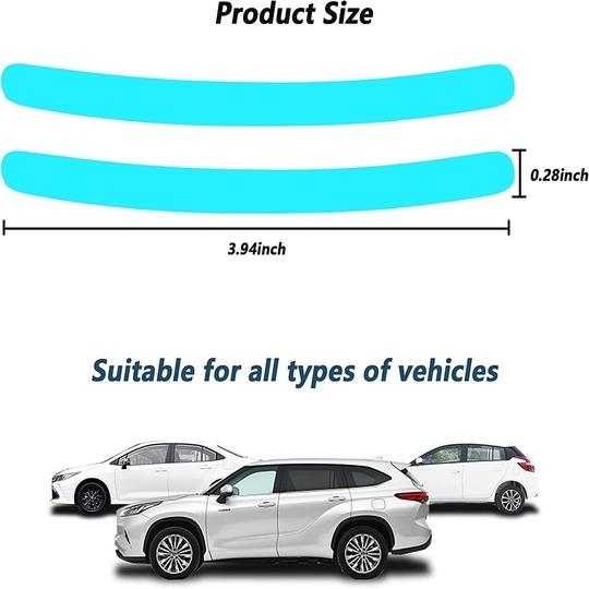 EMPIRE ELEMENTS ( Colorful / Multi Color) (20PCS ) Night Reflective Car Bike & Bicycle Rim Reflectors,  Safety Warning Stripe Decals Stickers Decoration Compatible with Maruti Wagon R Stingray