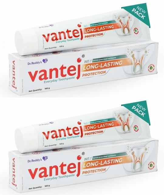 Vantej Toothpaste for Sensitive Teeth, Dentist recommended, 100g, white
