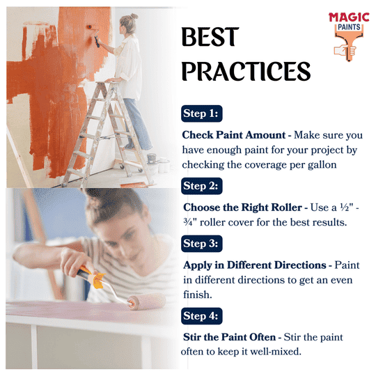 Magic Paints Enamel Paint Smooth Gloss Finish, Durable & Weather-Resistant Coating for Wood and Metal Ultra White 1l