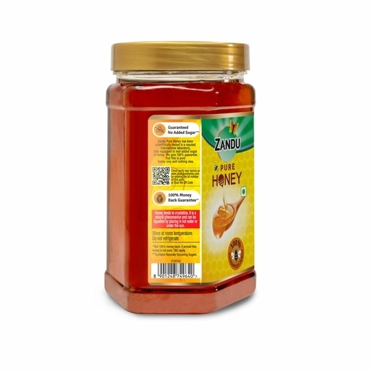 Zandu Pure Honey || 100% Pure || No Added Sugar & Adulteration, 1KG