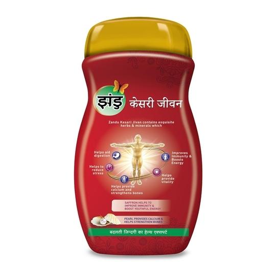 Zandu Kesari Jivan Chyawanprash, 900g, Ayurvedic Immunity Booster for Adults and Elders, Builds Energy, Strength & Stamina, Strengthens Bones, Enriched Revitalizer