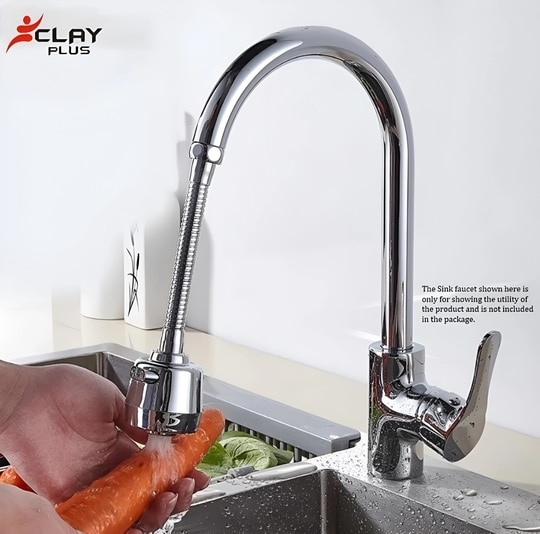 Clay Plus Turbo Flex Faucet Extension with Two Different waterflow Modes Sink Tap Faucet