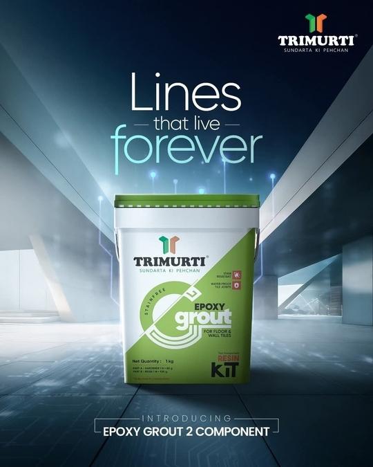 Trimurti 5 Kg Sparkling Golden Night Black Premium Stain-free Epoxy Grout 2 Component with Ultimate Protection for Floor & Wall Tiles - Stain Resistant, Waterproof, and Fortified with Hardener, Resin, and Filler Powder
