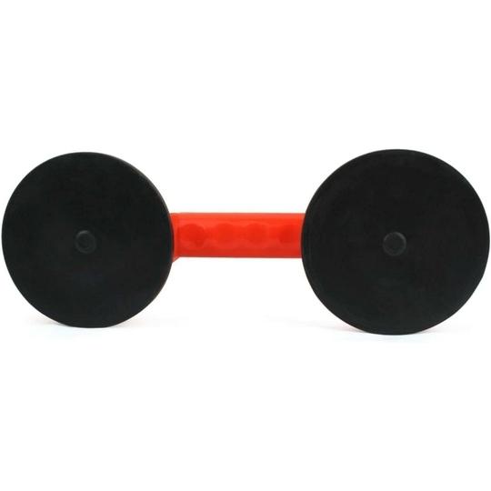 Nitya E-commerce  2x Plastic Double Suction Pads, Heavy Duty Dual Suction Cups Glass Lifter Sucker, 220 pounds lifting capacity