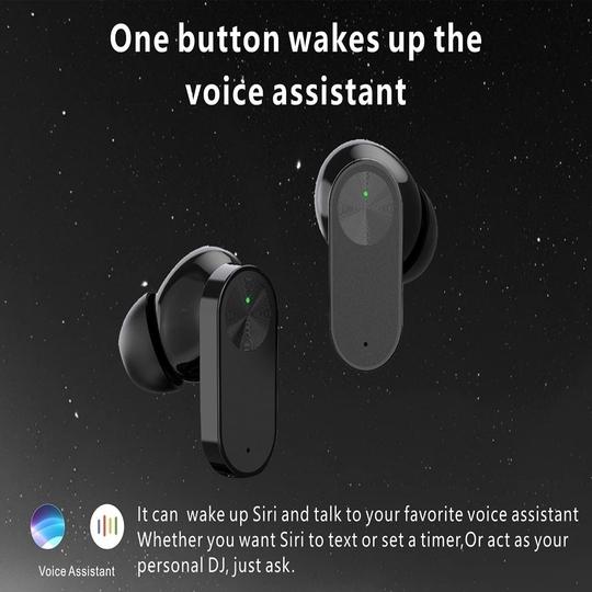 REROX NORD Buds in The Ear Wireless Earbuds | ENC Mic for Crystal-Clear Calls | 30hr Playtime with Type-C Fast Charging | BT5.3 Gaming Bluetooth Earphones | Touch Control Sports Headphone (Black)