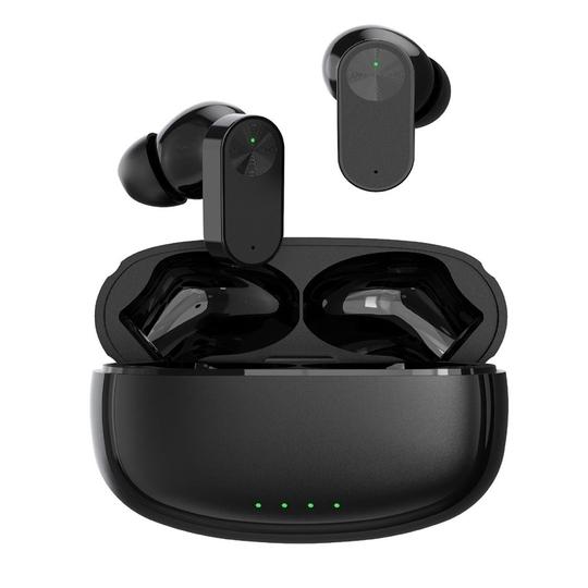 REROX NORD Buds in The Ear Wireless Earbuds | ENC Mic for Crystal-Clear Calls | 30hr Playtime with Type-C Fast Charging | BT5.3 Gaming Bluetooth Earphones | Touch Control Sports Headphone (Black)