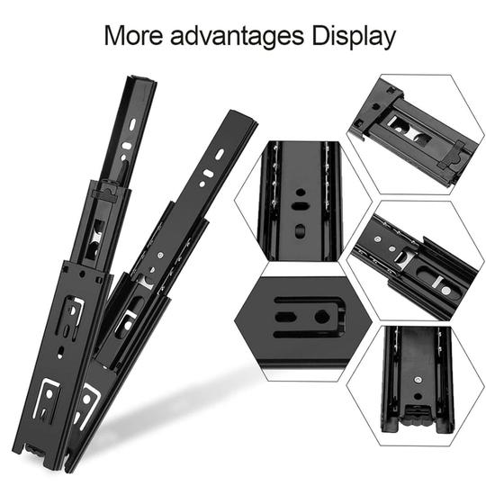 VIBRANT Premium Ball Bearing Drawer Slides for Smooth Movement