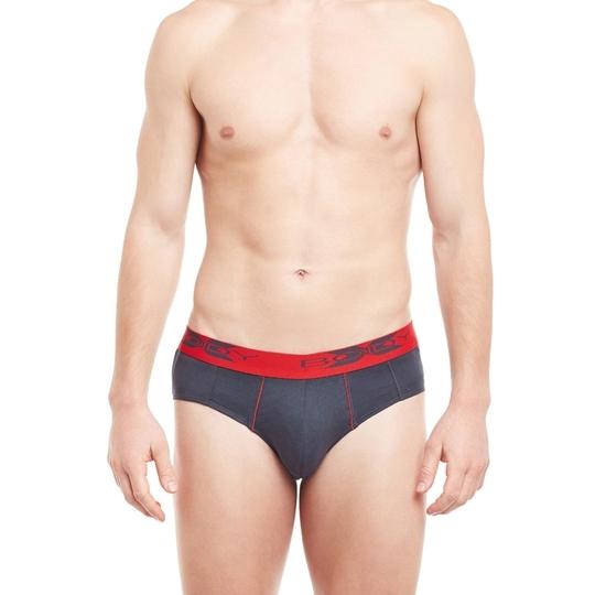 BodyX Men's Solid Cotton Briefs (Pack of 2) by Bodycare- BX16B-GRML-2PCS