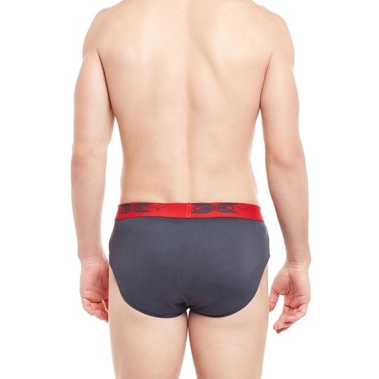 BodyX Men's Solid Cotton Briefs (Pack of 2) by Bodycare- BX16B-GRML-2PCS
