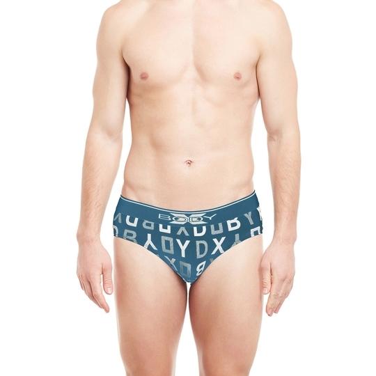 Bodyx Men's Cotton Printed Brief (Pack of 2) by Bodycare- BX04B-Navy-PRT-2PCS