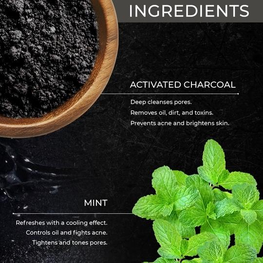 DENVER Deep Cleanse Facewash With Activated Charcoal and Mint Face Wash (100 g)