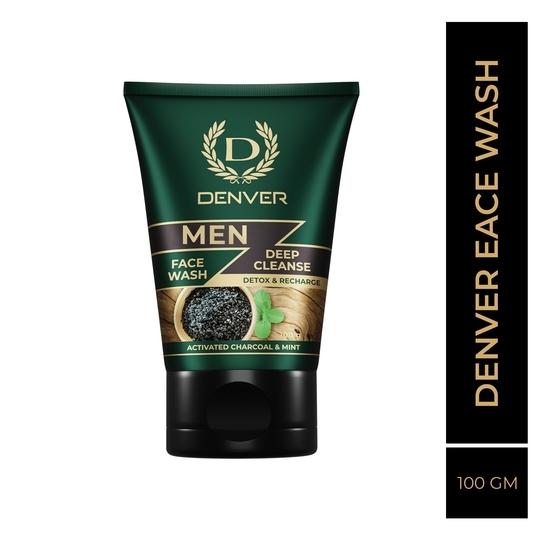 DENVER Deep Cleanse Facewash With Activated Charcoal and Mint Face Wash (100 g)