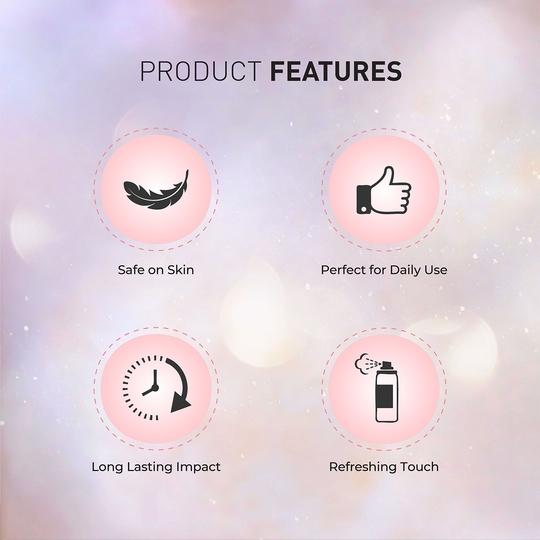 ENVY Kiss Deodorant - 120ML | Long Lasting Deo Perfume Spray For Women