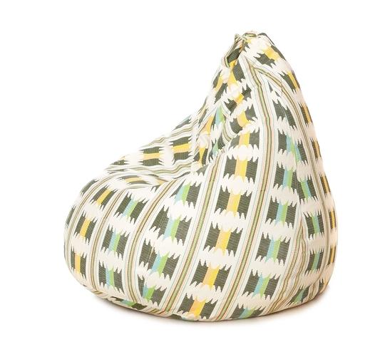 Style Homez Classic Cotton Canvas IKAT Printed Bean Bag XXL Cover Only
