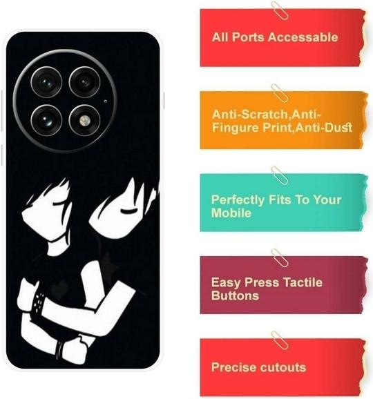 Koolbug Back Cover for OnePlus 13 5G (Multicolor, Grip Case, Silicon)