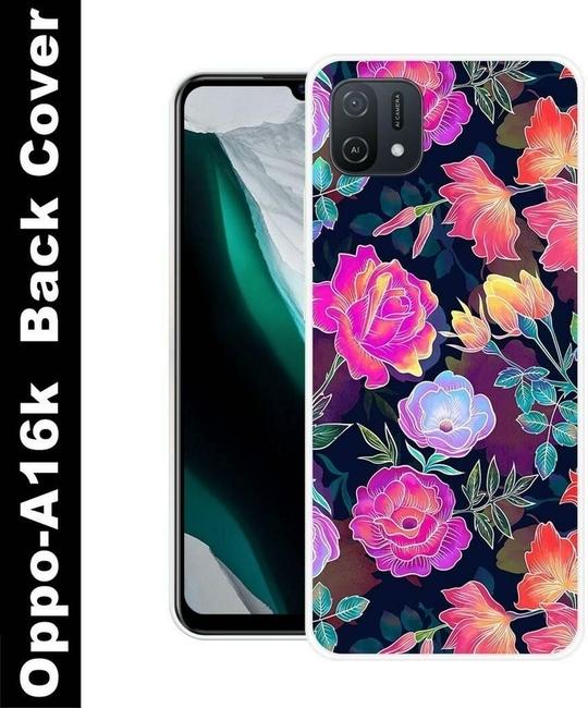 Koolbug Premium OPPO A16K Silicon Back Cover (Multicolor, Grip Case, Silicon)