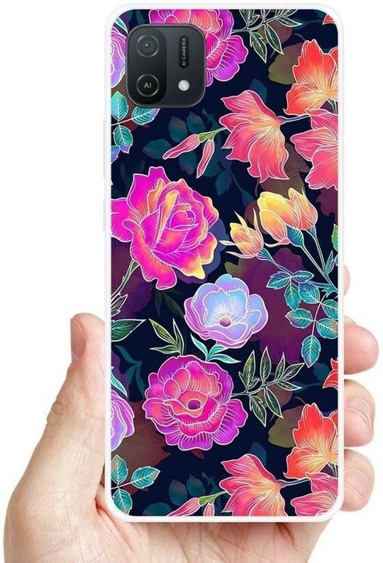 Koolbug Premium OPPO A16K Silicon Back Cover (Multicolor, Grip Case, Silicon)