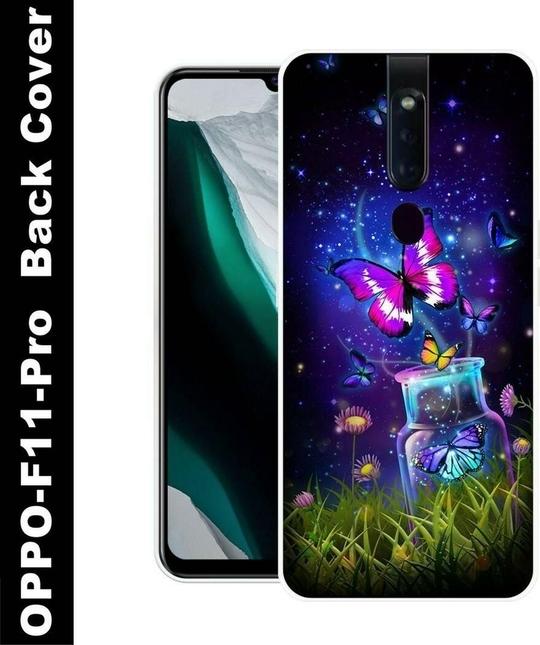 Koolbug Premium OPPO F11 Pro Silicon Back Cover (Multicolor, Grip Case, Silicon)