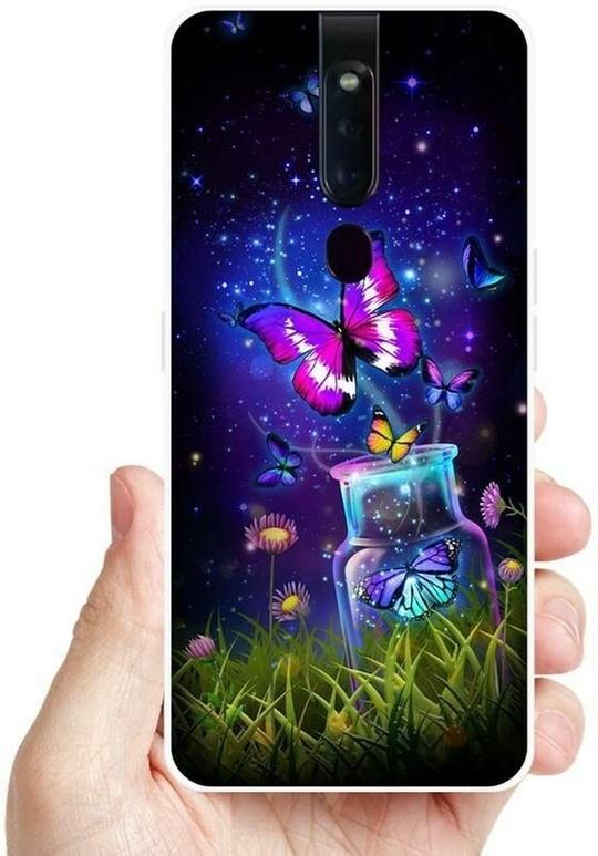 Koolbug Premium OPPO F11 Pro Silicon Back Cover (Multicolor, Grip Case, Silicon)