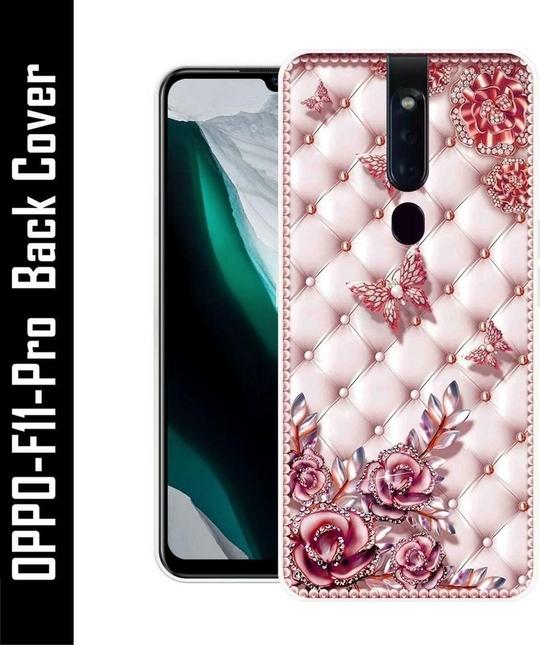 Koolbug Oppo F11 Pro Silicon Back Cover (Multicolor, Grip Case, Silicon)