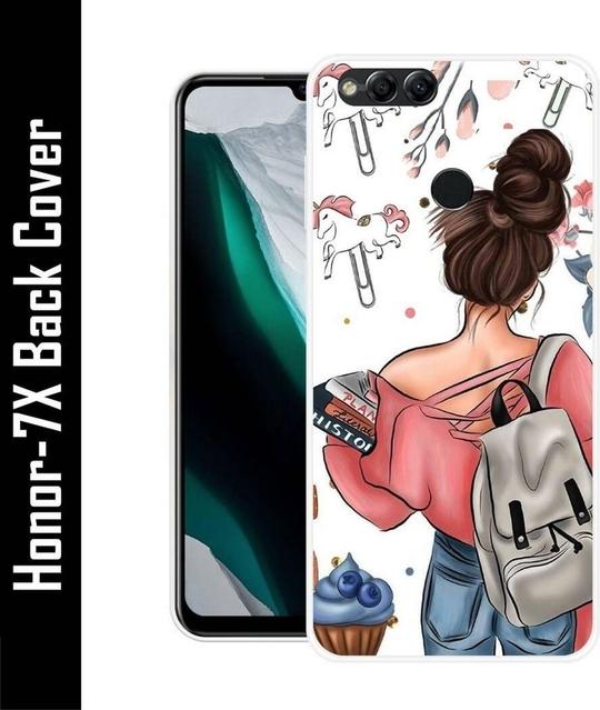 Koolbug Premium Honor 7X Silicon Back Cover (Multicolor, Grip Case, Silicon)