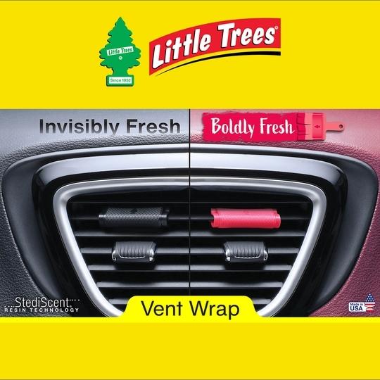 Little Trees Strawberry Vent Wrap  Air Freshner