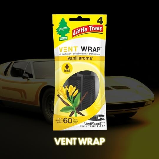 Little Trees Vanillaroma Vent Wrap  Air Freshener