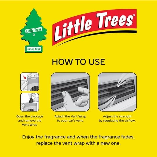 Little Trees Vanillaroma Vent Wrap  Air Freshener