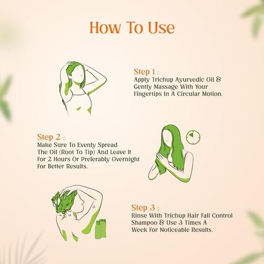 Trichup Hair Fall Control Oil | Enriched with Amla & Bhringraj - 200ml