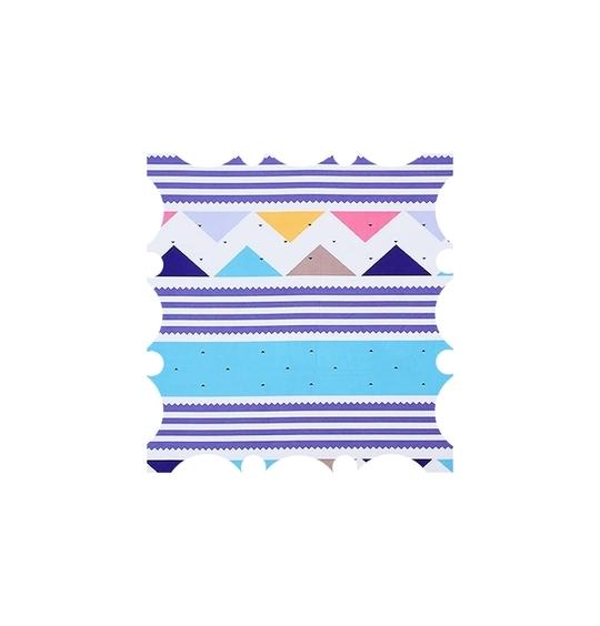NEELA COTTON MILLS (P) LTD. Rich Cotton Double Bedsheet with 2 Pillow Covers | Multi color | Geometric Print | 120 GSM Soft & Breathable Fabric