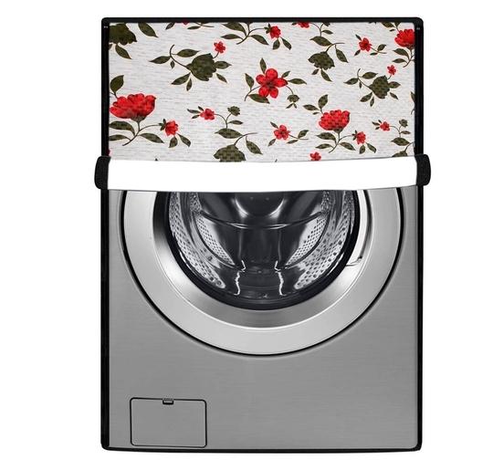 Nitasha outdoor and indoor washing machine cover for  Haier 6.5 kg HW65-B10636NZP Front Load (Print No:- NIT28/Waterproof-dustproof)