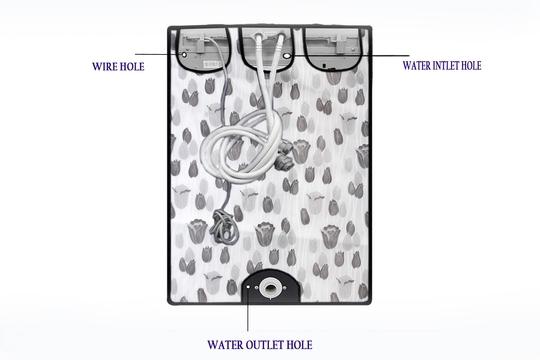 Nitasha outdoor and indoor washing machine cover for  IFB Serena Aqua VX LDT 7 kg Front Load (Print No:- nit33/Waterproof-dustproof)