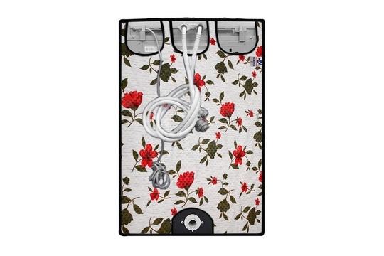 Nitasha outdoor and indoor washing machine cover for  Haier 6.5 kg HW65-B10636NZP Front Load (Print No:- NIT28/Waterproof-dustproof)