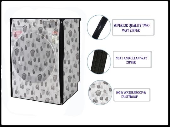 Nitasha outdoor and indoor washing machine cover for  IFB Serena Aqua VX LDT 7 kg Front Load (Print No:- nit33/Waterproof-dustproof)