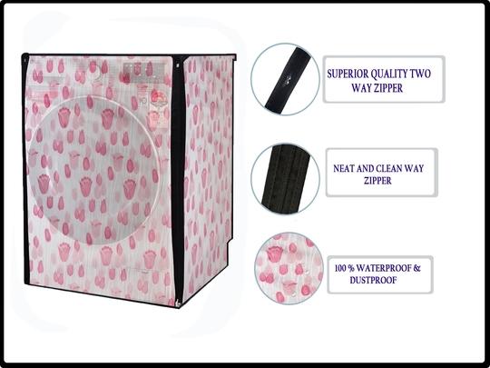 Nitasha outdoor and indoor washing machine cover for  Godrej 6 kg WF Eon 600 PAE Front Load (Print No:- nit35/Waterproof-dustproof)