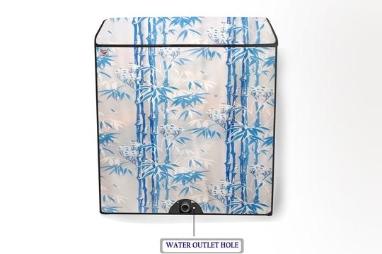 Nitasha outdoor and indoor washing machine cover for Intex 8 kg WMS80TG Semi-Automatic (Print No:- NIT32/Waterproof-dustproof)