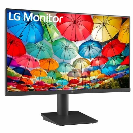 LG 27MS550 (27 Inch) IPS Full HD (1920 x 1080) Monitor, 5ms, 100Hz, HDMI X 2, Built-in Speaker, Tilt & Height Adjustable Stand, Virtual Borderless, Flicker Safe, Reader Mode,OnScreen Control, Black