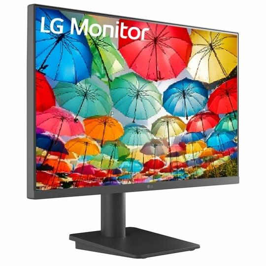 LG 27MS550 (27 Inch) IPS Full HD (1920 x 1080) Monitor, 5ms, 100Hz, HDMI X 2, Built-in Speaker, Tilt & Height Adjustable Stand, Virtual Borderless, Flicker Safe, Reader Mode,OnScreen Control, Black
