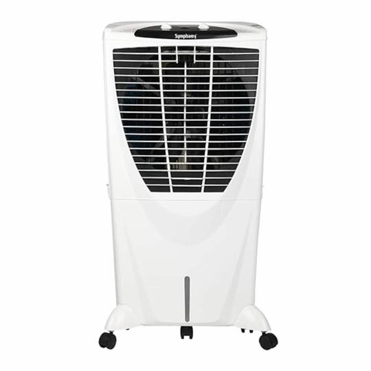 Symphony Winter 80 XL Desert Air Cooler for Home with Powerful Fan, Honeycomb Pads, i-Pure Technology and Low Power Consumption (80L, White)