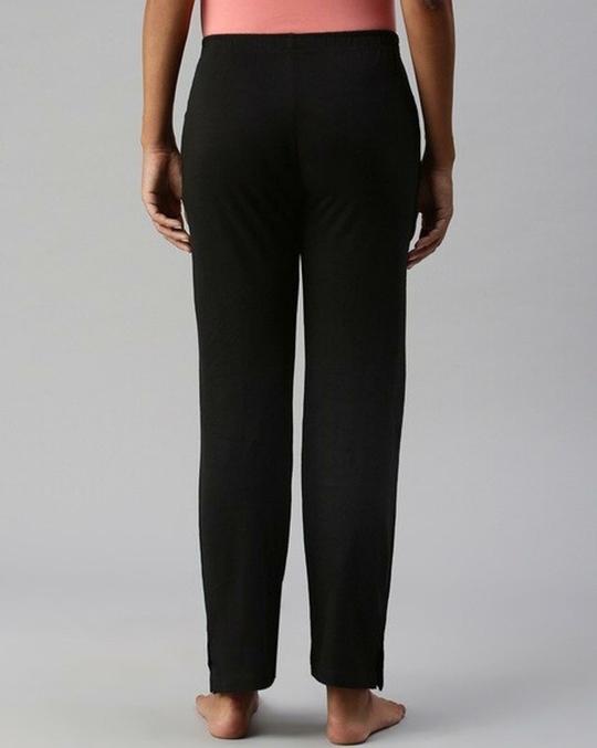 NOTYET BY US Women Black,Grey Solid Pyjamas (36)