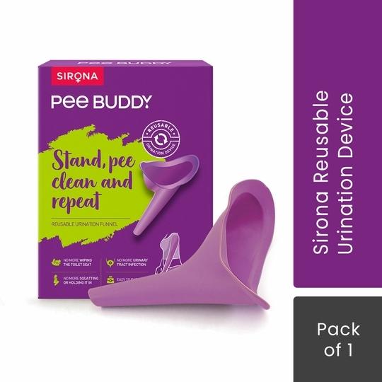 PeeBuddy Stand and Pee Reusable Portable Urination Funnel For Women - 1 Reusable Funnel