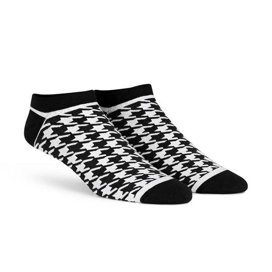 Dynamocks Unisex Black & White  Calf Socks