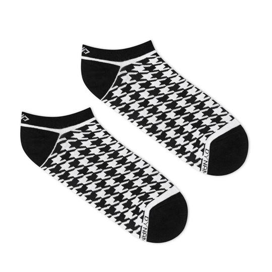 Dynamocks Unisex Black & White  Calf Socks