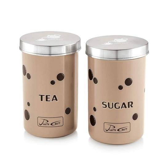 Aryamurti Tea sugar containers with spoon 2 pieces