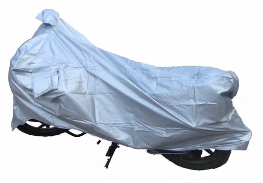 Crokrok Silver Dust Resistant Full Body Bike Covers for Royal Enfield Thunderbird 500