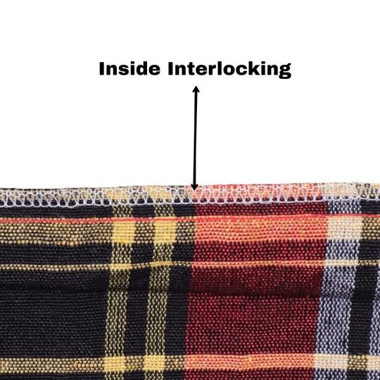 CheckMe Cotton Zippered Mattress Cover, Mattress Protector for King Size Bed (72x84x10 Inch), Multicolor