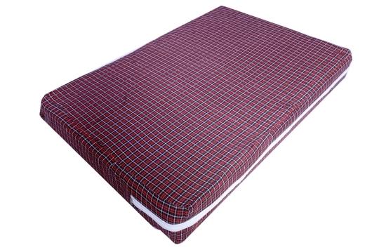 CheckMe Cotton Mattress Cover with Zip, Mattress Protector for King Size Bed (72x84x10 Inch), Multicolor