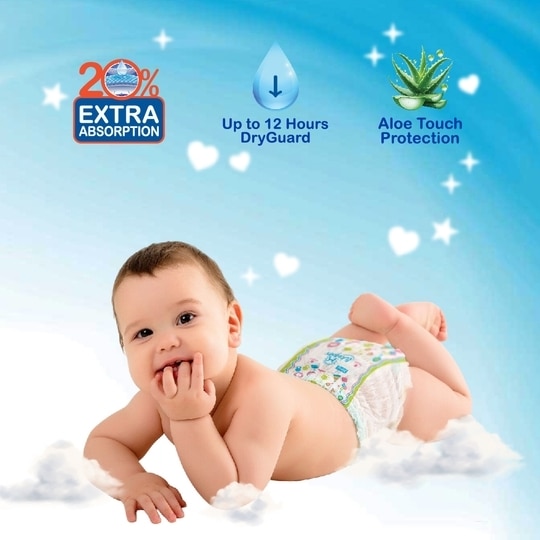 Wowper Fresh Baby Diaper Pants  |  Extra Large (XL) Size - 56 Pieces 14-17 Kg | Pack of 1 | Wetness Indicator  | Upto 12 Hrs Absorption  |